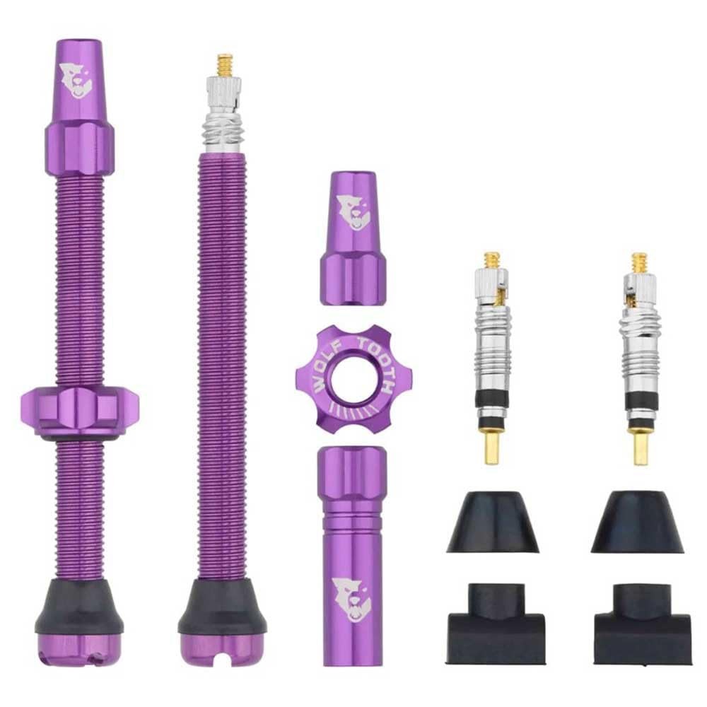 Wolf Tooth Tubeless Valve Stem Kit 60mm Purple Purple 60 mm 10490₽