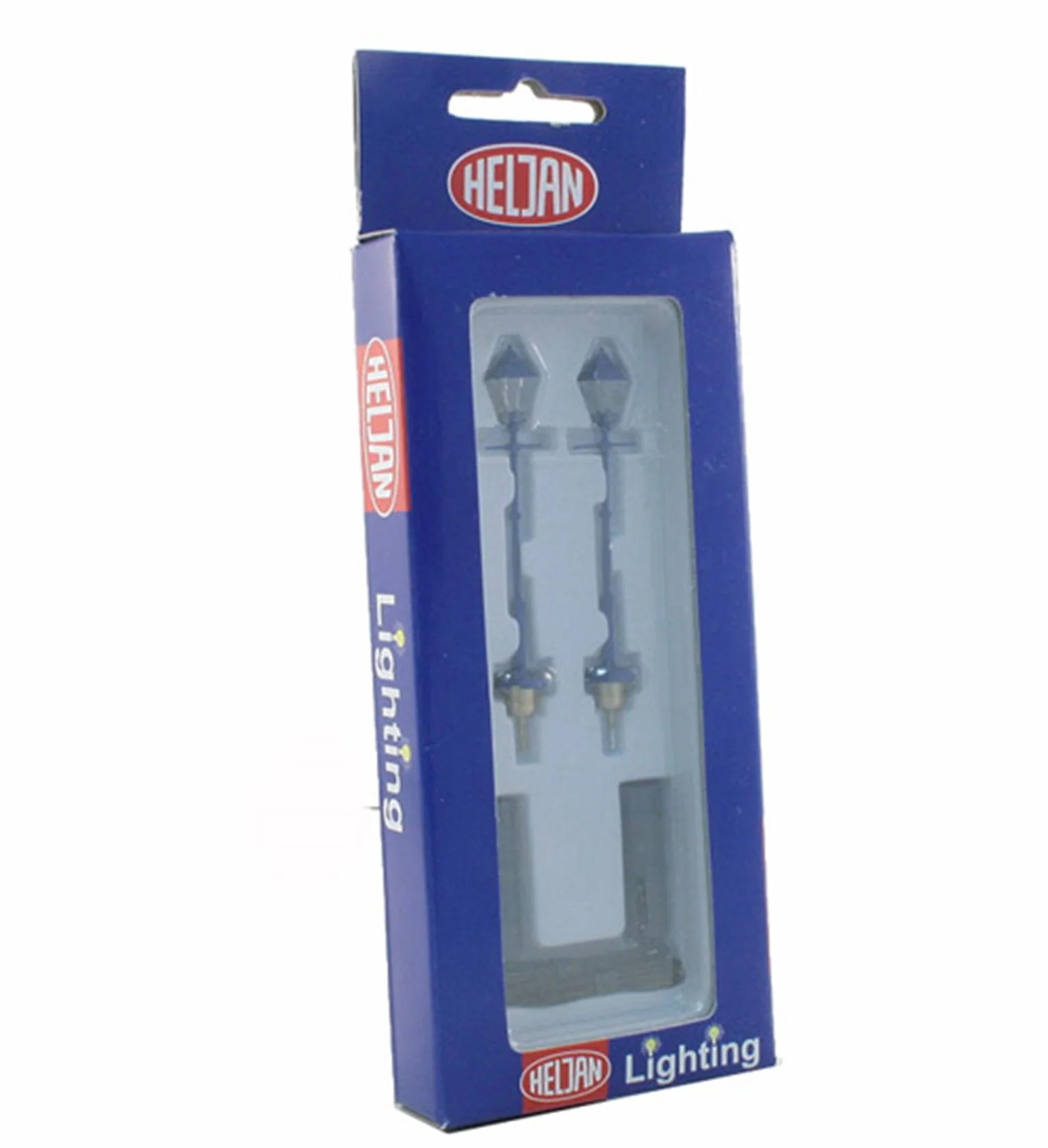 Heljan 19850221 Old Style Street Lighting - Blue (Rai 5010 Satin) - twin pack