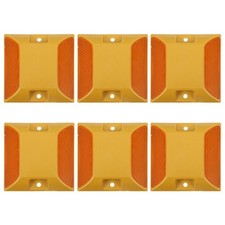 6 Pcs Reflective Road Marking Marker for Driveway Markers Reflectors
