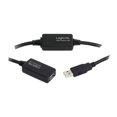 LogiLink 25m USB Verlängerungskabel Kabel Repeater Verstärker aktiv Verlängerung