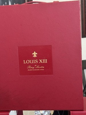 Rémy Martin Louis XIII Cognac Grande Champagne Collectible Liquor Bottle w/ Box