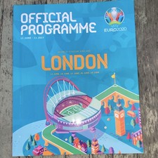 UEFA EURO 2020 Official Programme Wembley Stadium London Football 2020-21