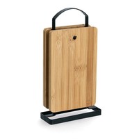 Zeller BrettchenstäNder-Set Bambus Bht 6.50X29.50X16 Cm