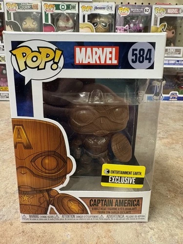Funko Pop! - Marvel Captain America 584 Entertainment Earth Exclusive