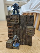 Wooden Wall wargaming scatter terrain 40k dnd trench crusade mordheim 1490 Doom