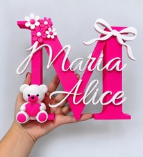 Custom 3D Printed Name Sign Personalized Nursery Decor Baby Name Letter