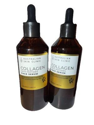 AUSTRALIAN SKIN CLINIC COLLAGEN w PEPTIDES FACE SERUM Youthful Skin 3.38fl.oz-2