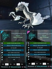 Drake Pair Top 1617% Melee, 90 Color ARK?? Survival Ascended ASA PVE PC/XBOX/PS