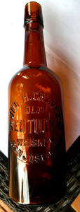 California Fifth JNO.H. GRAVES OLD KENTUCKY WHISKEY SAN JOSE, CAL.
