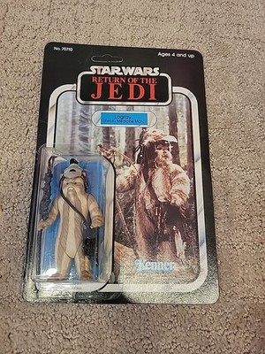 Star Wars ROTJ Japanese Tsukuda Logray MOC Excellent Card And Bubble RARE