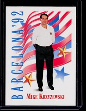 Mike Krzyzewski COACH 1992 SkyBox Barcelona '92 #542 USA Basketball DREAM TEAM