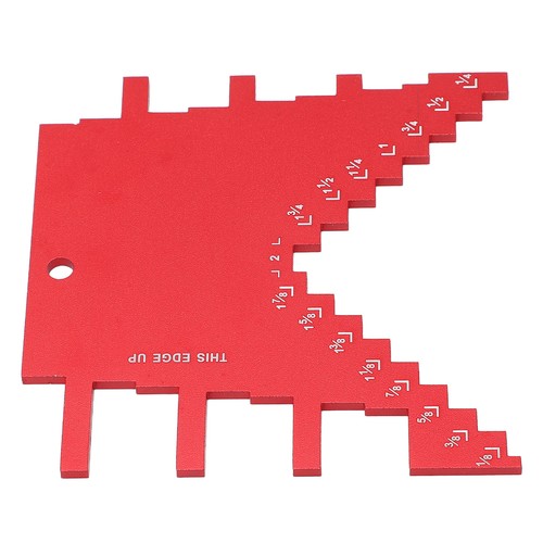 Step Depth Gauge 2 In 1 Accurate Markings Gauge For Router Table Saw Red - Picture 8 of 24