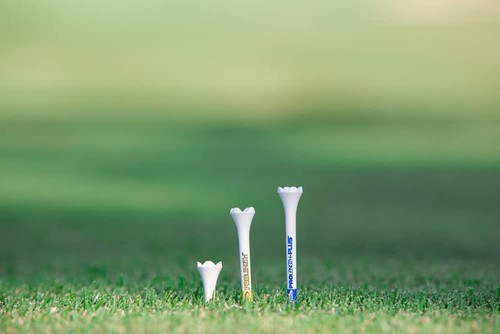 Camisetas de golf Pride Performance Professional Tee System de plástico 30 unidades amarillas - Imagen 6 de 6