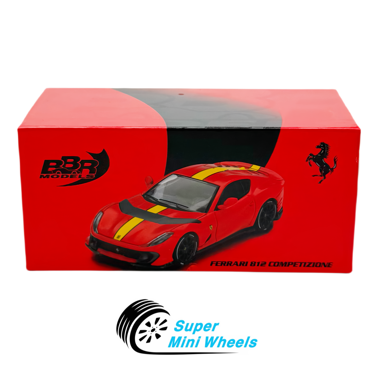 BBR Models 1:64 Ferrari 812 Competione Red HEC 2025 - Limited