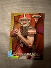 2014 Panini Prizm Panini Johnny Manziel RC Logo Prizm Cleveland Browns 