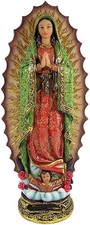 12" Nuestra Señora de Guadalupe Virgen María Estatua Imagen Virgen de Guadalupe Estatua