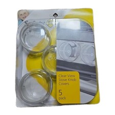 Safety 1st Clear View Stove Knob Covers 5 Pack Brand New