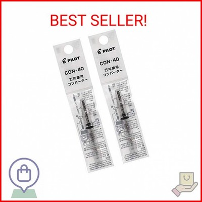 Pilot Fountain Pen Ink Converter (CON-40) Screw Type Value Set of 2  (2 Pack)