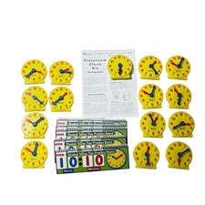 Learning Resources Mini Clock 4 Teaching Home...