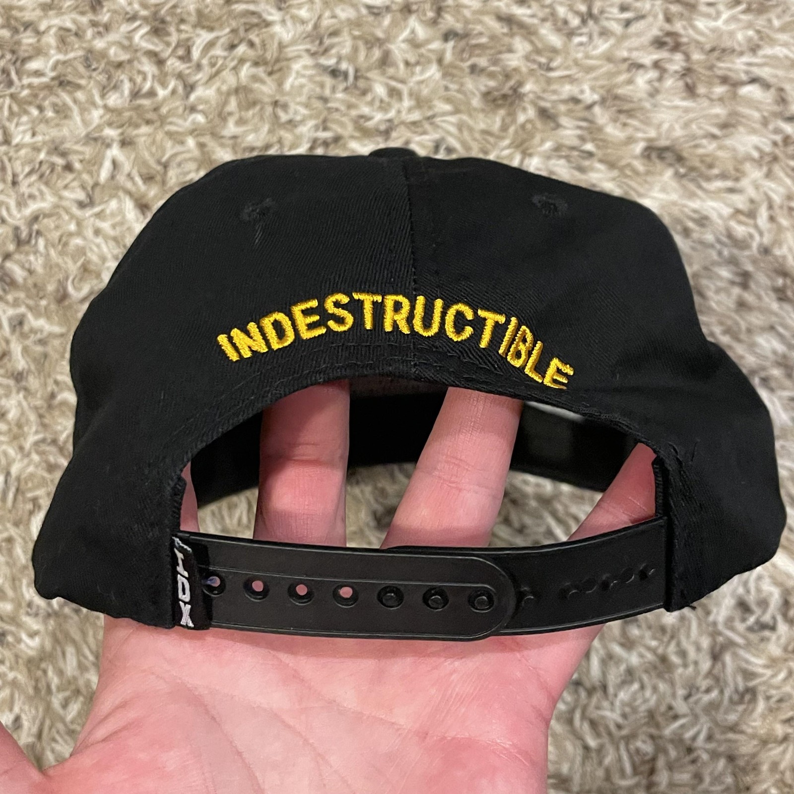 Indestructible Until Forever Eagle Hat Snap Back … - image 8