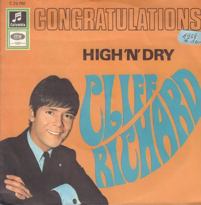 Cliff Richard Congratulations Vinyl Single 7inch NEAR MINT Columbia