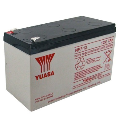 Yuasa NP7-12T-250-NP7-12T F2 12V 7AH SEALED LEAD ACID BATTERY F2