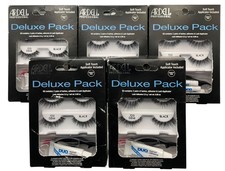 5 Pack Ardell 120 DEMI Natural Deluxe Pack Lashes w/ Lash Glue 10 Pair Total