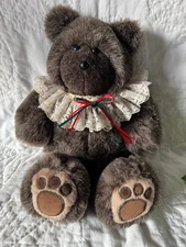 Vtg CARTIER BEAR CO. Brown Bear NOEL No. 415 Signed Deri S Cartier 1986 Musical