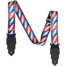 D'Angelico Grateful Dead Guitar Strap Bolt