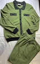 Vintage Alfred Dunner 2-Piece Pant Suit Set L Sage Green Grandmacore USA