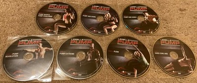 Beachbody Les Mills Pump 7-DVD Strength Weight Training Workout Disc Set