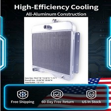 3 Rows Aluminum Radiator For 1946 -1964 Jeep Willys Over Size 20h X 23w