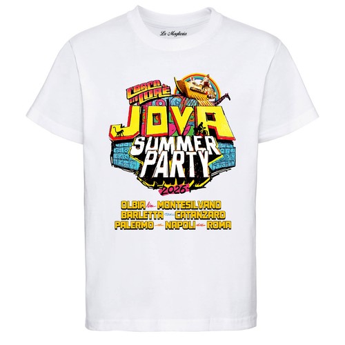 Maglietta Jova Summer Party 2026 uomo donna bambino Jovanotti arca di lorè prezzo ebay