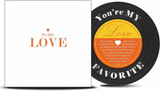 Anniversary Card for Him or Her,Gift for Husband or Wife,Boyfriend or Girlfriend