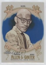 2021 Topps Allen & Ginter Chrome Blue Refractor 131/150 Daniel Kim #222 e6p