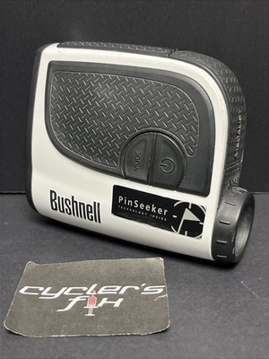 ラウンド用品・アクセサリー Bushnell 1997 USA Laser Rangefinder M/Y Working Bushnell Medalist White Golf Laser Rangefinder PinSeeker