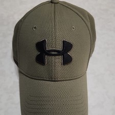 Under Armour Olive Black Baseball Cap Men's M/L Adjustable Sports Spring Summer