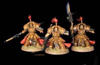 Warhammer 40K Adeptus Custodes Allarus Custodians   3er Trupp   Battle Ready