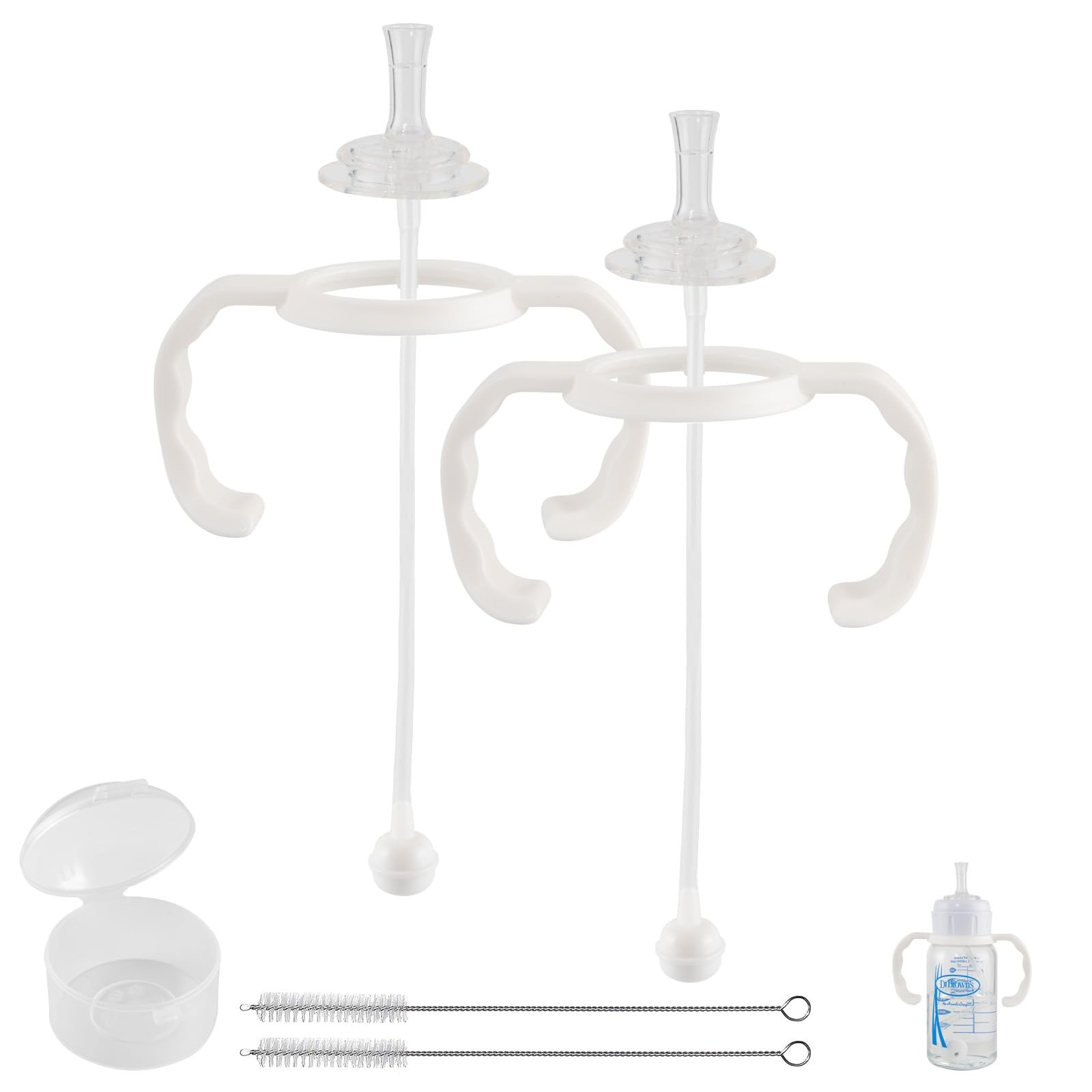 Straw Conversion Kit 2 Pack Baby Bottle Replacement Sof