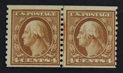 CKStamps: US Stamps Collection Scott#457 4c Washington Mint H OG 24 1/2mm