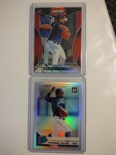 Framer Valdez (Lot Of 2 Rcs) 2 2019, Red 51/ Mojo Prizm, Silver Optic Prizm