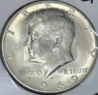 1969-D Kennedy Half Dollar Uncirculated U.S. Coin $.50 Cents