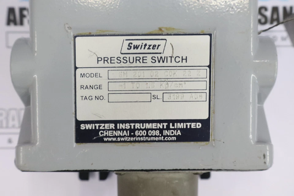 Switzer gm 201 02 c0k 22 z pressure switch - Image 2 of 4