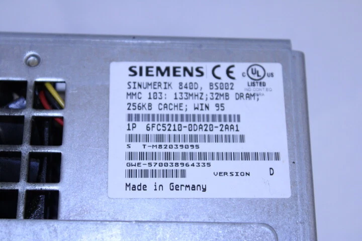 SIEMENS 6FC5210-0DA20-2AA1 + 6FC5247-0AA36-0AA0 - Bild 3 von 4