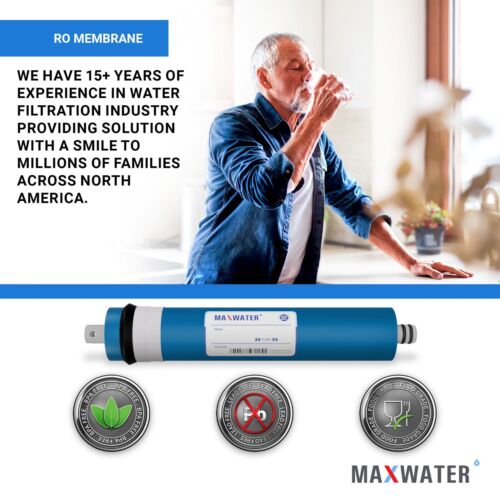 6 Stage Reverse Osmosis RO.DI Water Filter Replacement set 100 GPD for Aquarium - Picture 11 of 13