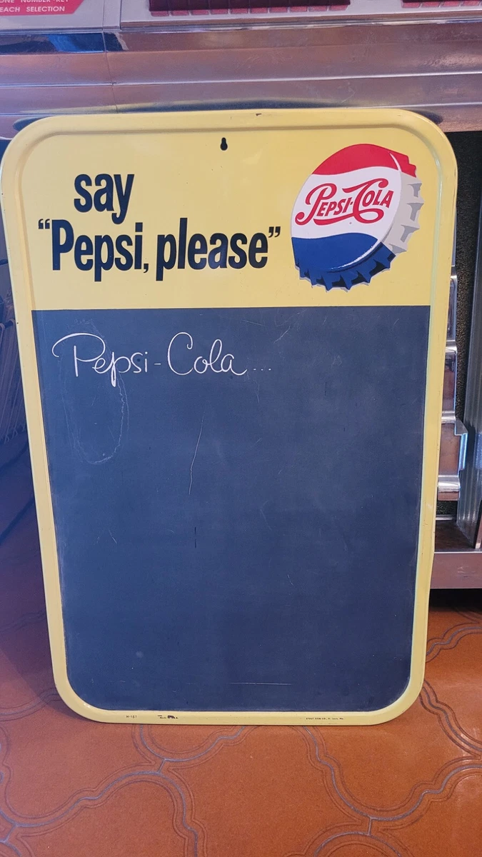 plaque pepsi cola more bounce tole rect avec bouteille pub