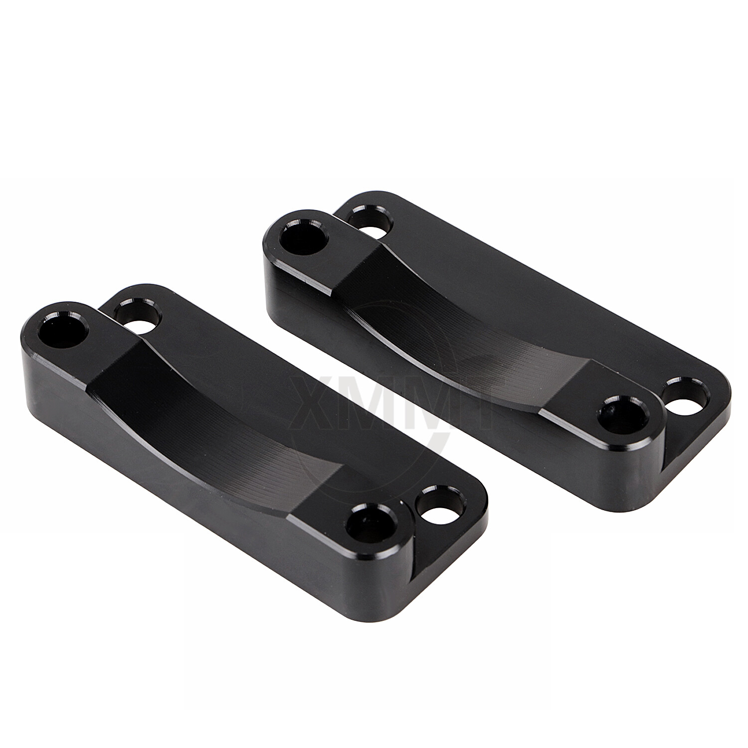 2PCS Black Front Fender Relocator Kit For Harley Touring Road King Glide USA