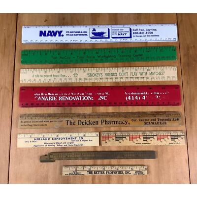 Vintage Advertising Rulers | eBay