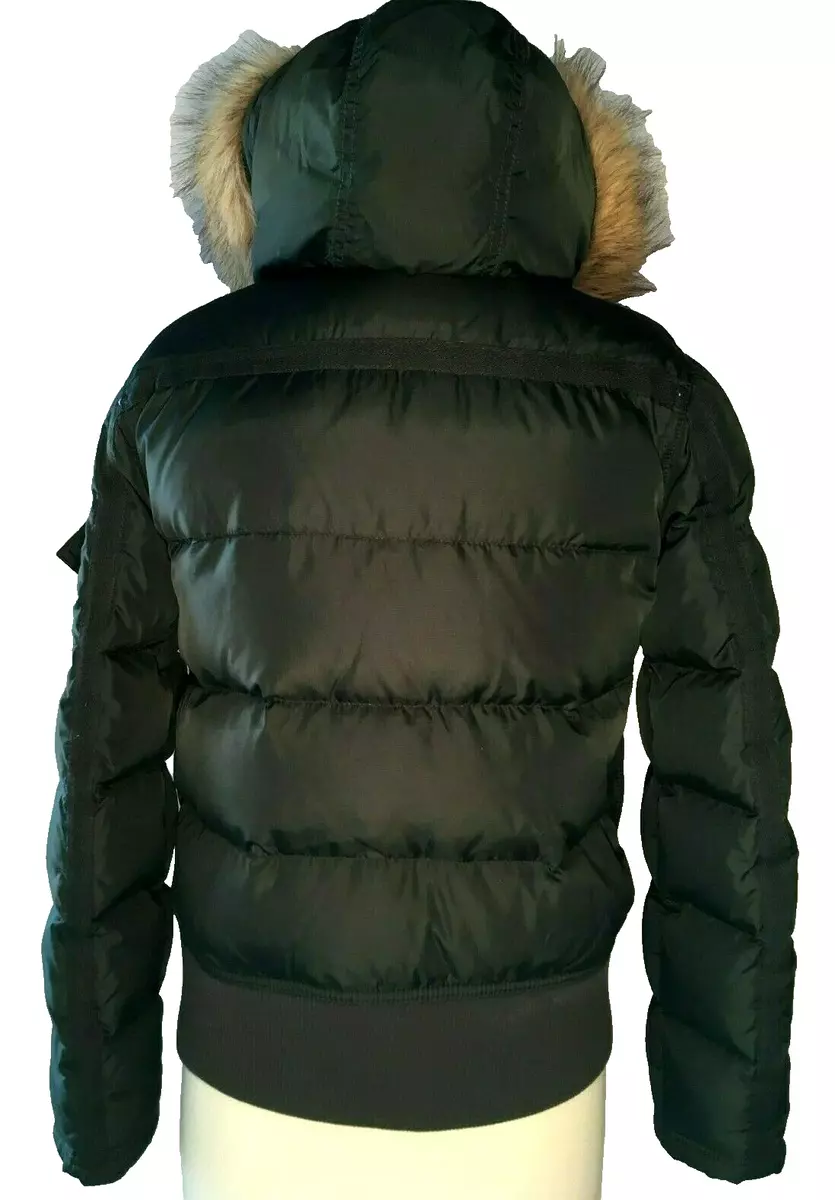 Tommy jeans down puffer jacket detachable hood in green cheap
