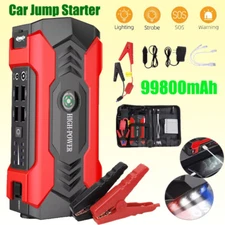 99800mAh Car Jump Starter Booster Jumper Box Power Bank Battery Charger Portable